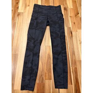 Lululemon Fast Free Tight II Heritage 365 Camo Deep